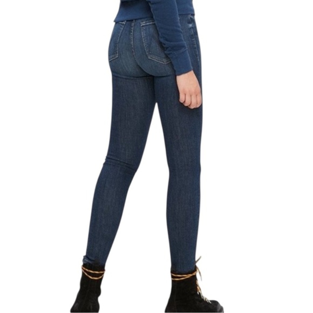 Mother The Super Swooner Skinny Jeans Dark Wash Size 24 Women’s Stretch NWT